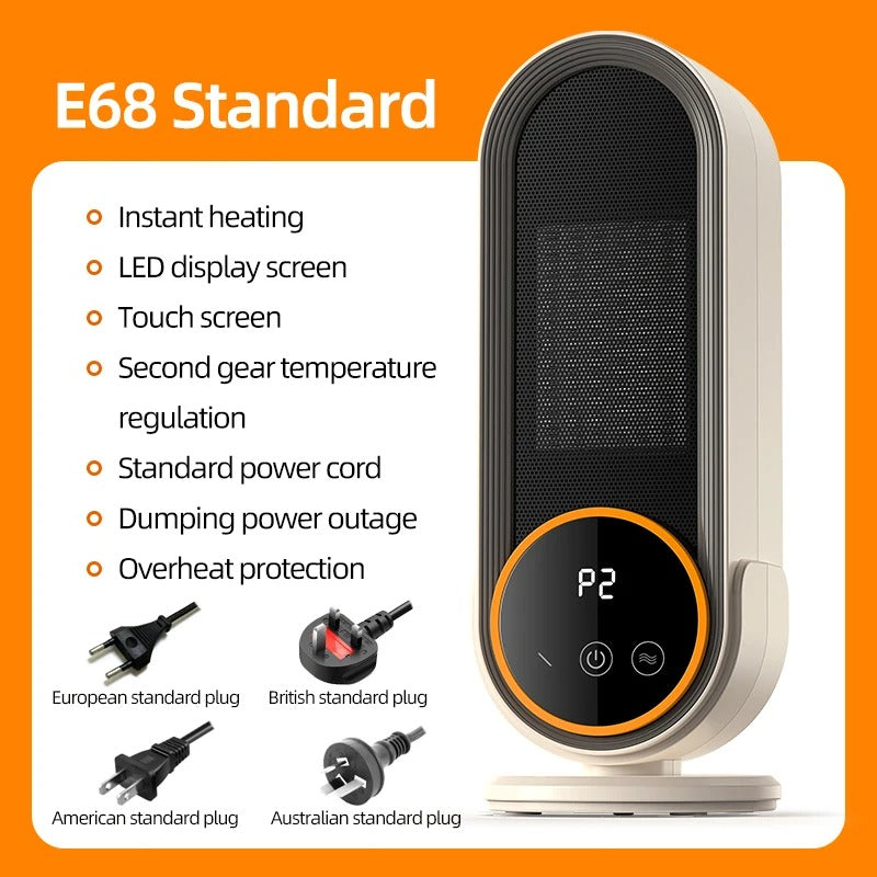 1200W Portable Electric Fan Heater