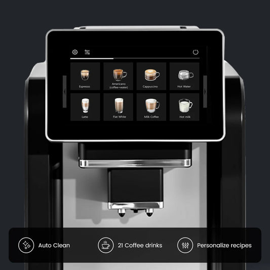 Smart Espresso Machine with 21 Flavor Options
