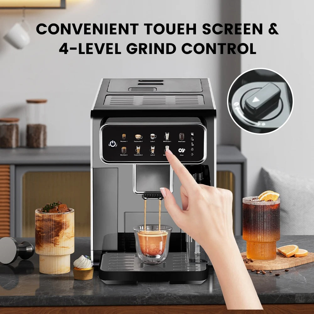 Automatic Espresso Machine with Milk Frother