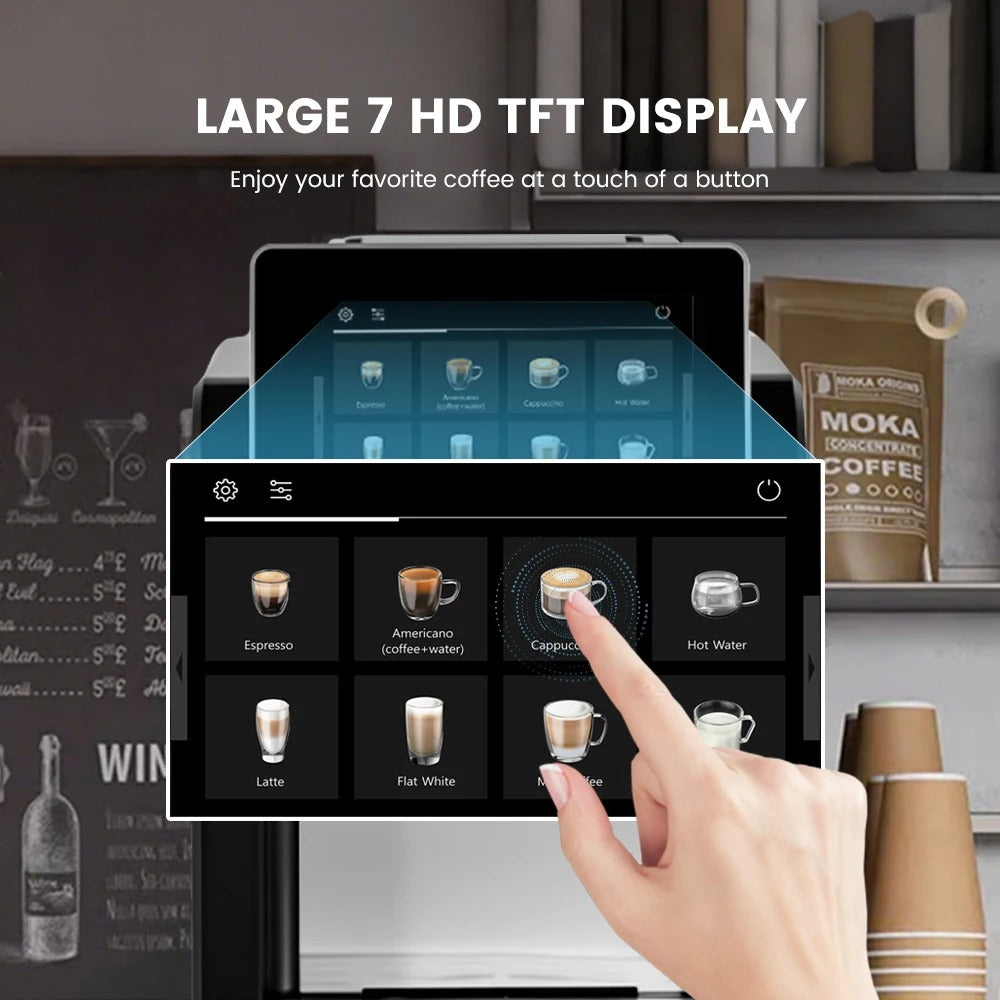 Smart Espresso Machine with 21 Flavor Options