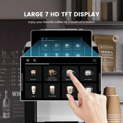 Smart Espresso Machine with 21 Flavor Options