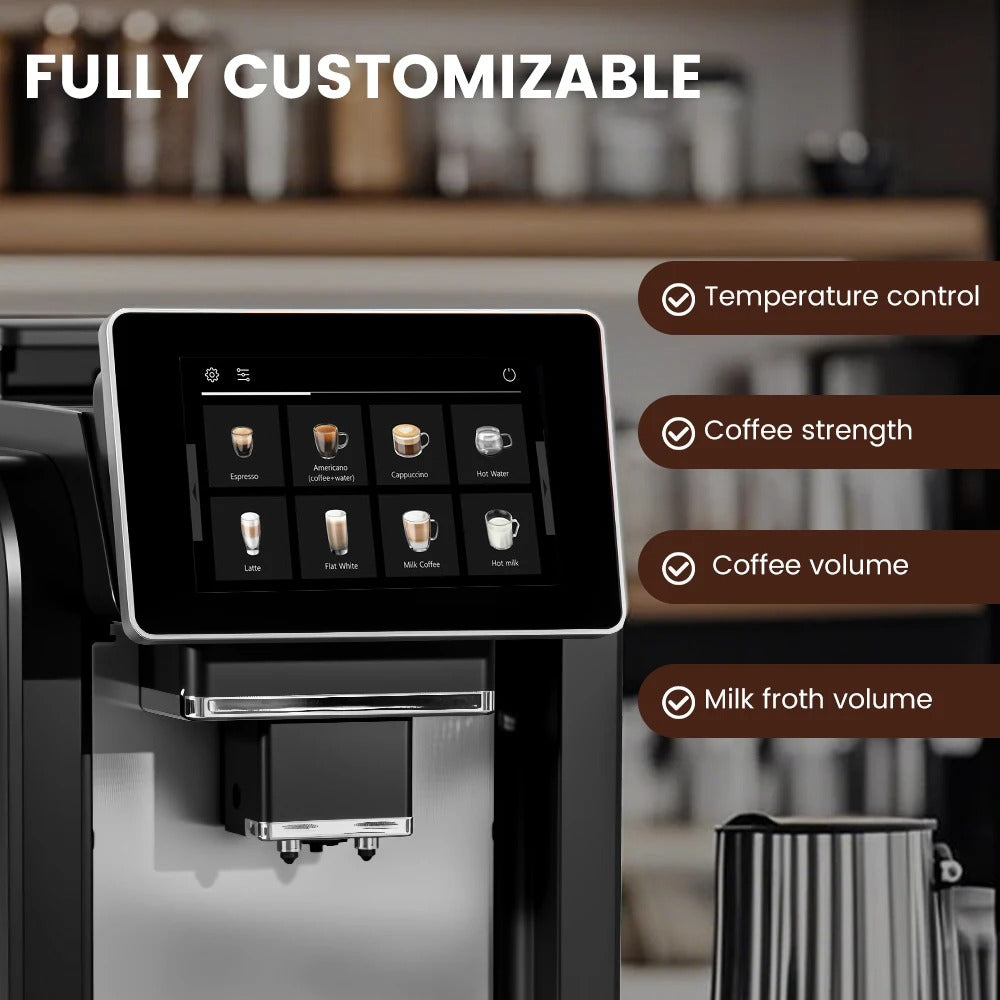 Smart Espresso Machine with 21 Flavor Options