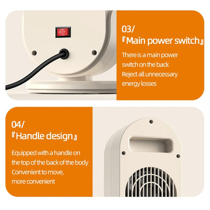 1200W Portable Electric Fan Heater