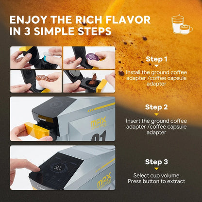 5-in-1 Multi Capsule Coffee Machine